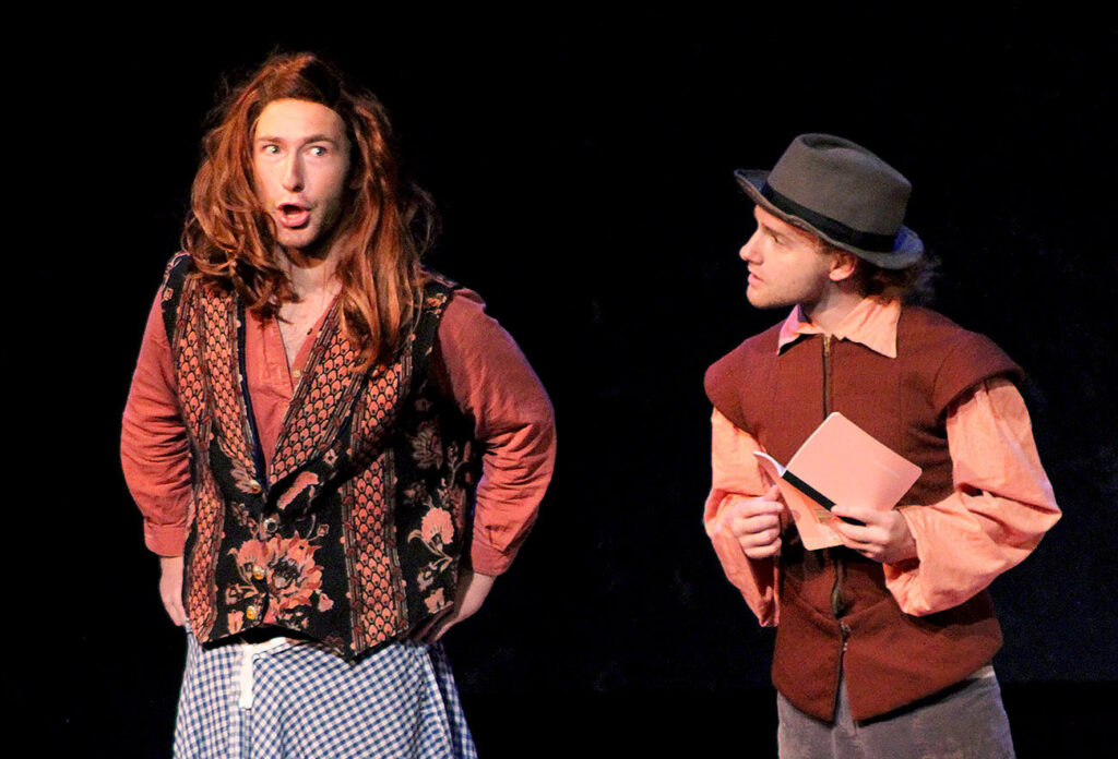 Evan Lilienthal and Jack Prisco in THE MYSTERY OF THE MISSING MEDALLION. Photo by Carrie Greenberg