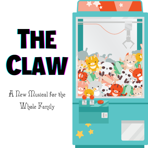 The Claw Musical Logo - a vending machine with plushies