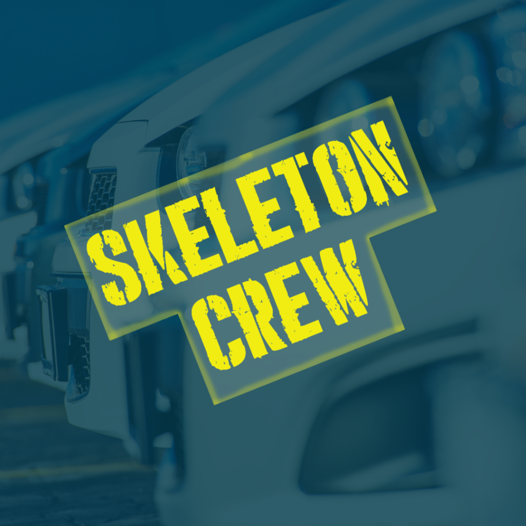 Logo for the play Skeleton Crew