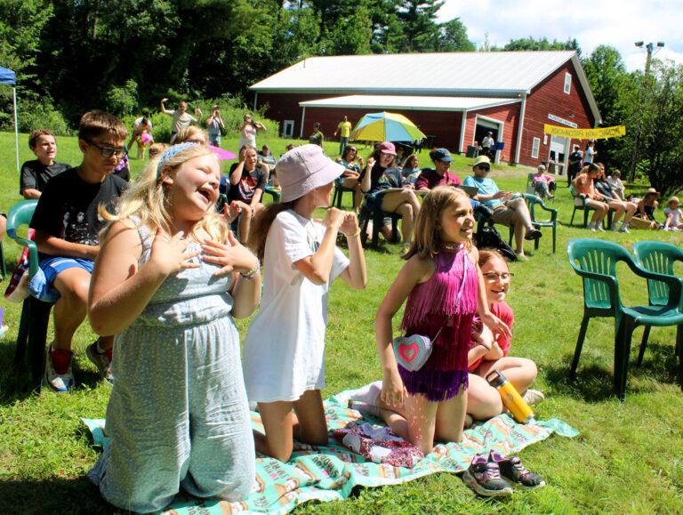 Windsock Campers at Patchwork Players' Swiftly Chasing Dreams. July 2024. Photo: Lew Whitener