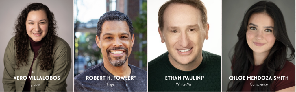 headshots of two women and two men